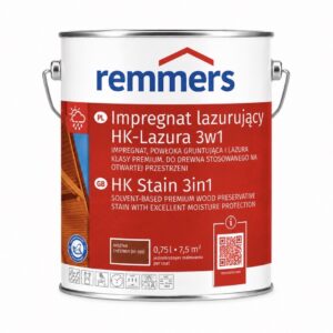 Remmers hk-lasur 0,75l lazura, impregnat do drewna 3w1