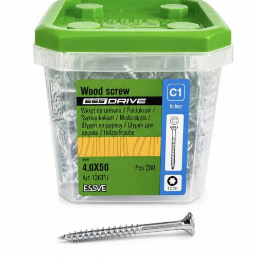 Wkręty do drewna 4,0×50 ESSVE TORX ESSDRIVE C1 (200 szt.)