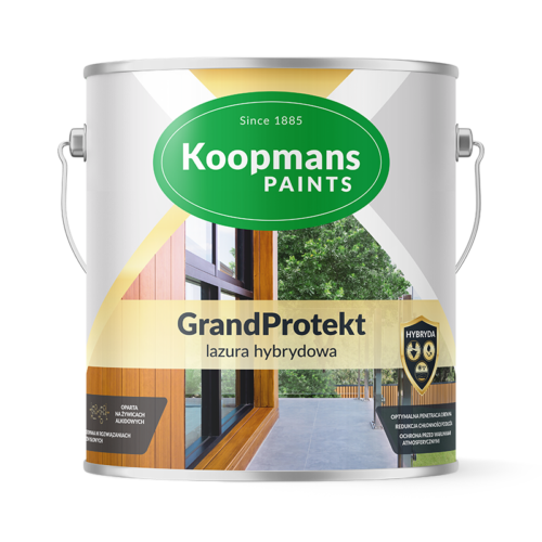 KOOPMANS GrandProtekt – lazura hybrydowa do drewna 2,5 L