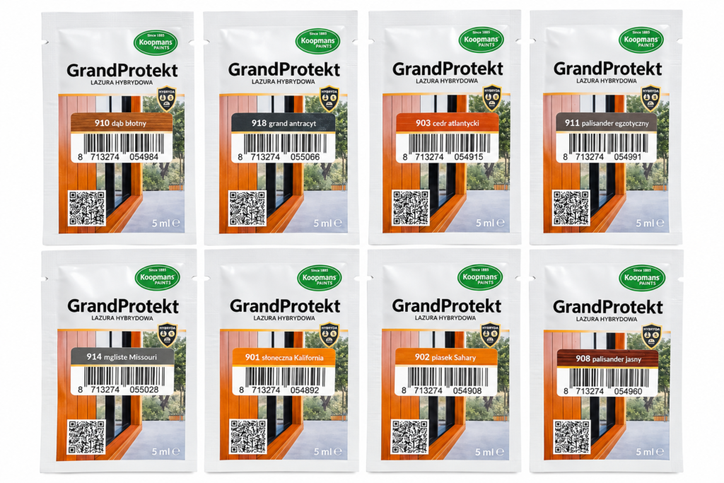 KOOPMANS Grand Protekt – Próbka Lazury Hybrydowej 5ml (Saszetka)