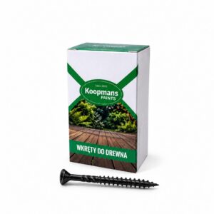 Wkręty do drewna Koopmans HAPATEC inox TX 20 4,5 x 60 CZARNY – 100 szt.
