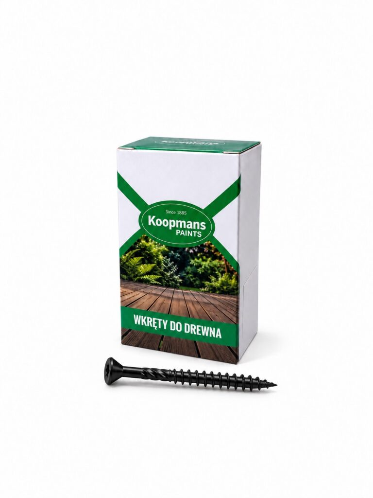 Wkręty do drewna Koopmans HAPATEC inox TX 20 4,5 x 60 CZARNY – 100 szt.